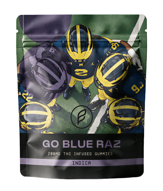 Go Blue Raz packaging